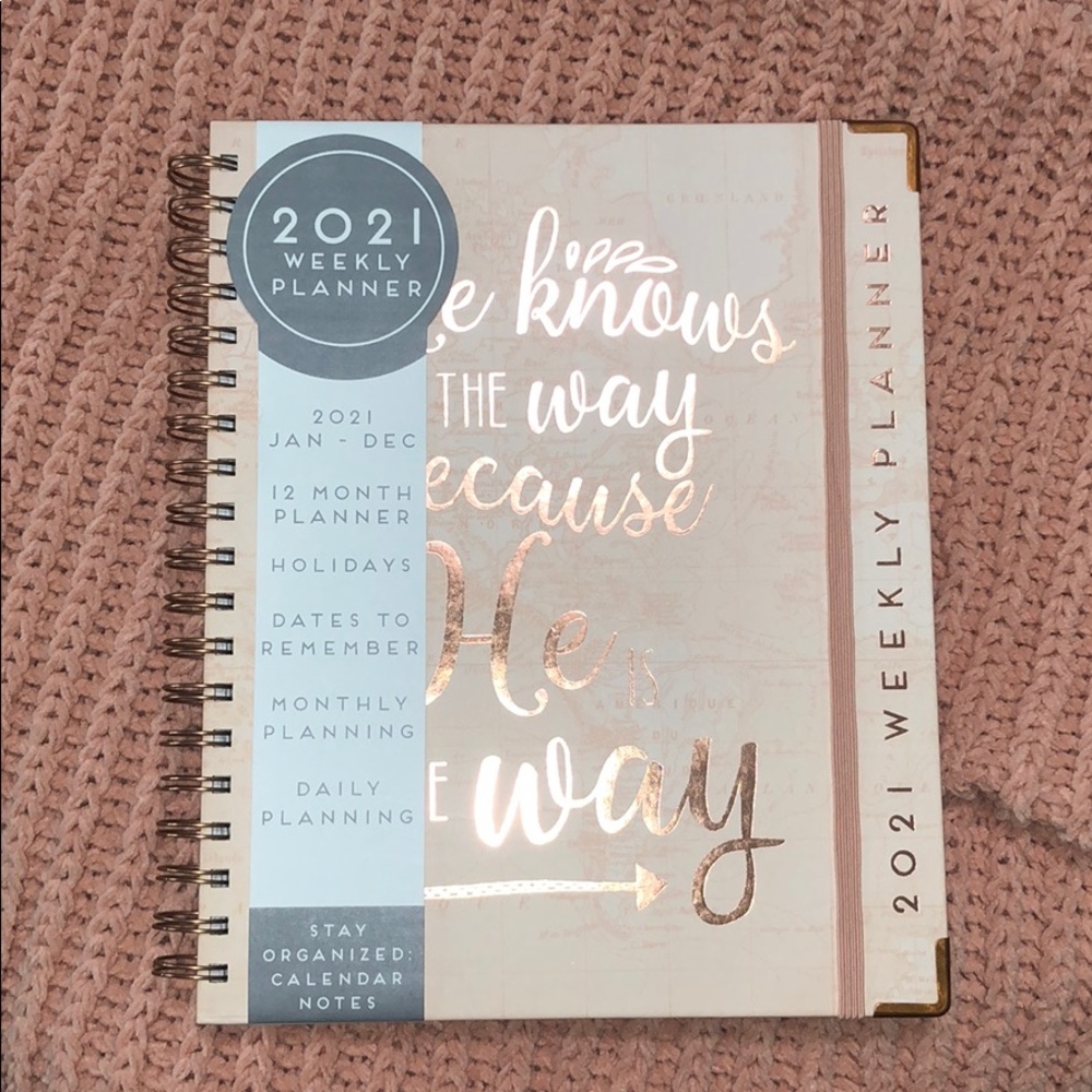 Hard Cover Weekly Planner 2021